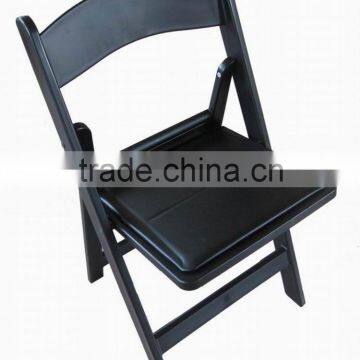 Black Resin wedding banquet Folding Wimbledon Chair