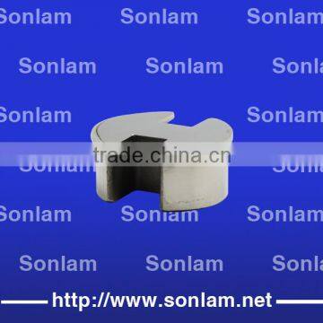 304 Stainless Steel Square Slotted Tube for Glass photo-4