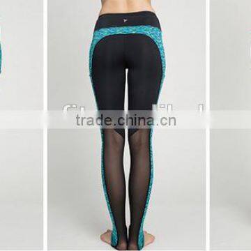 Women Mesh Clothing Sexy Breathable Leggings With Pockets photo-3