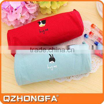 Korea fashion new arrival durable canvas pencil bag with best price