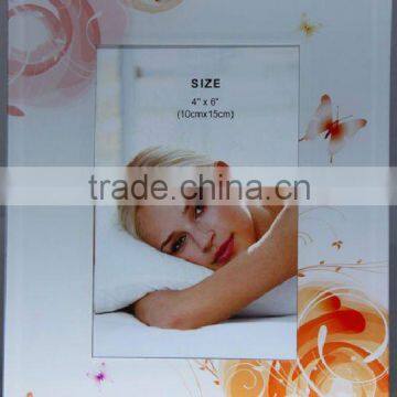 Glass photo frame