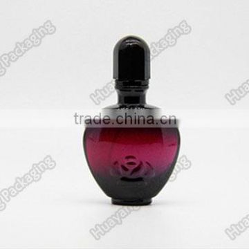 Red and black Perfumer glass bottle in30 ml Made in china