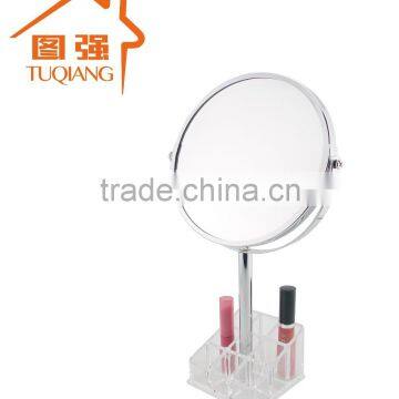 Wholesale metal framed acrylic case makeup mirror