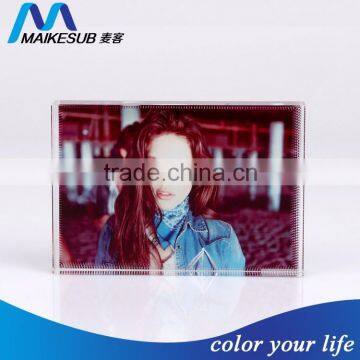 Sublimation crystal photo frame for wedding gift