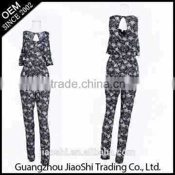 China manufacturer high quality long pants plus size sexy one piece women jumpsuit for sale