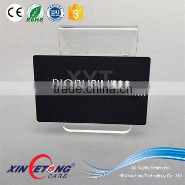 Black Matte CR80 Stainless Steel Metal Business Card