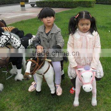 Hot sale innovative gifts music horse toy kid riding horse toy for kids