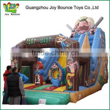 hot sale amusement park inflatable giant slide for adults