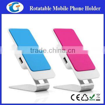 Corporate Promotional Item Rotatable USB HUB Phone Holder