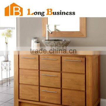 LB-JX2054 Made in China solid wood modern bathroom cabinet