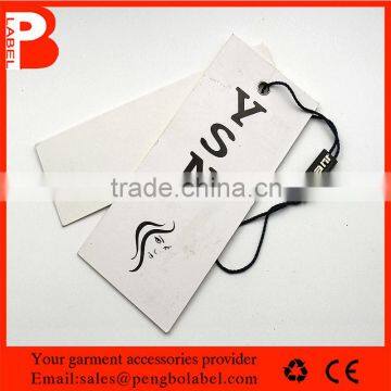 recyled paper hang tag Factory Professional designed Custom clothing hang tags