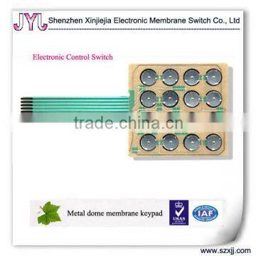 Metal Snap Dome Switch ,4x4 Membrane Keypad
