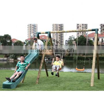 Wooden swing set