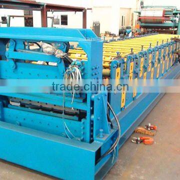 Roofing Sheet Double Layer Roll Former up and Down Diffferent Design Profile photo-3