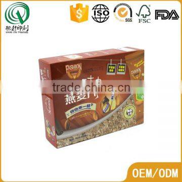 spot color printing snacks packing box paper packing box for food packaging