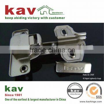 kav brand 90 degree hydraulic door closer hinge for corner cabinet