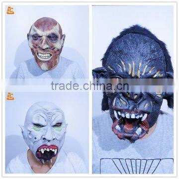 2015 Halloween Party Scary Cosplay Rubber Mask Anime Zombie Latex Aubis Horror Mask Alien Mask