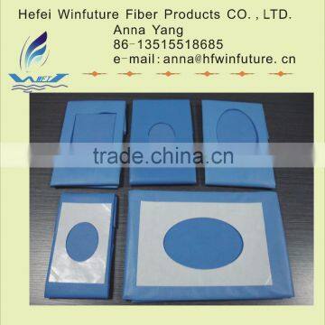 Disposable Medical Drapes with double side adhesive tape