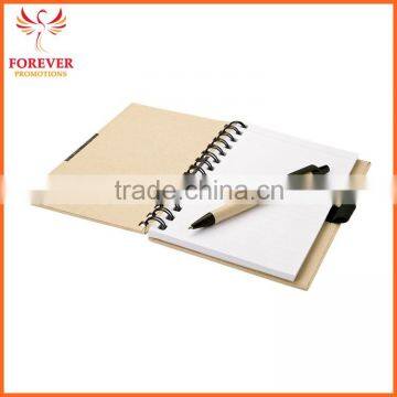 Chinese Manufactory Eco Notebook Custom Logo Recycled Note Book With Spiral Binding