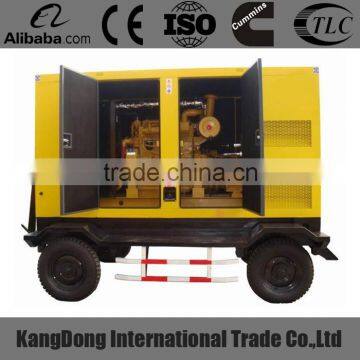 250kva volvo trailer silent type diesel generators