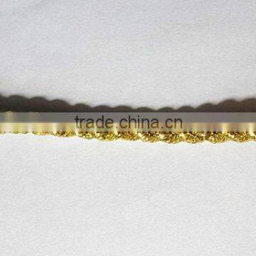 1/4 INCH METALLIC GOLD CORD FOR FLAG