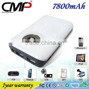 CMP 7800mAh 2 USB Output Power Bank for iPad / Tablet / Mobiles