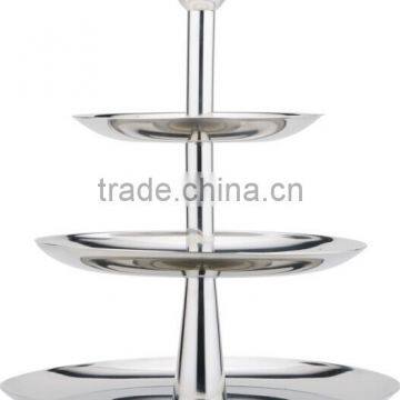 2015 wholesale stainless steel 2 layer/3 layer cake stand