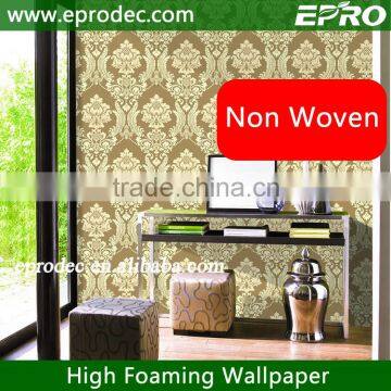 Latest non woven cheap modern wallpaper for living room