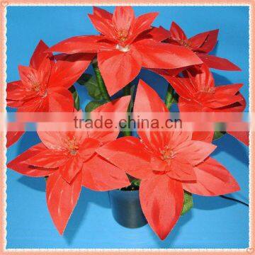 Fiber Optic Plastic Flower & Plant / Light Up Decorations for Table