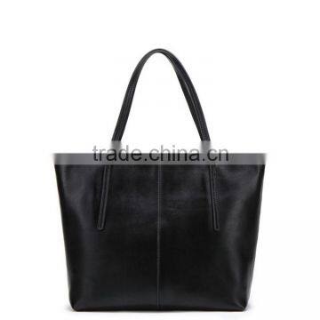 Korean Tote Bag Woman Bags Genuine Leather File Handbag in Wholesale photo-3