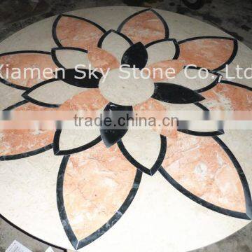 sky07 floor pattern water jet marble