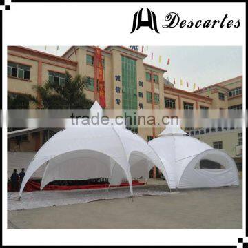 Joint 9m diameter white arch tents/commercial trade show tents/50 person spider tents for events