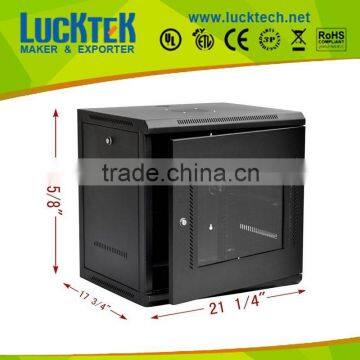 19inch 15U Wall Mount Rack Enclosure Server Cabinet Door/Sides