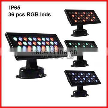 WLED 2-7 HOT 36 pcs 1w rgb leds IP65 disco stage lighting high power led