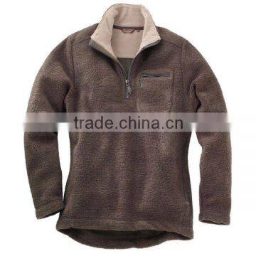 Men's polar fleece pullover jackets