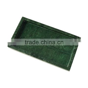 New elegant green marble material serving tray