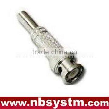 free solder BNC connector CCTV camera connecter