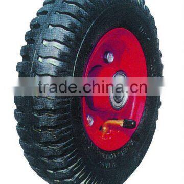 8" pneumatic rubber wheel