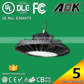 Hot Sale UL FCC DLC SAA CE ROHS 100W LED High Bay Light, Industrial LED Highbay Light