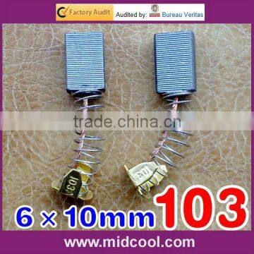 16X10X6 mm carbon brush for power tools CB-103