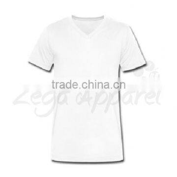 wholesale custom printed men V neck and round neck t shirt