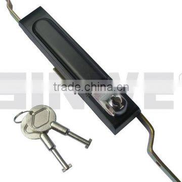 black zinc electrical steel cabinet door lock