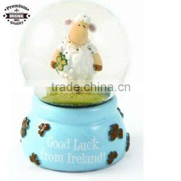 custom resin good luck Ireland cute sheep water ball 65mm