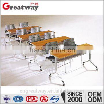hotsales movable training table/discussion table/office front table(QF-116C)