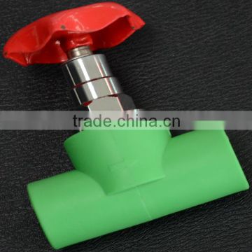 High Termperature ISO Standard PPR stop valve pipe fitting