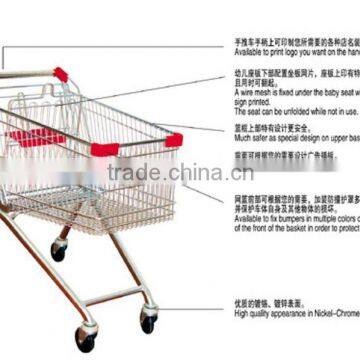 Handing basket trolley