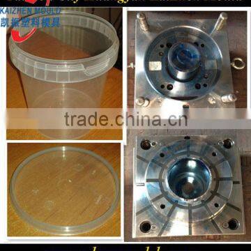 1 cavity plastic thin-wall bucket mould transparent disposable box mould