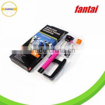 ball head handheld camera monopod, cell-phone monopod,Mobile accessories Foldable mini selfie stick cable take monopod