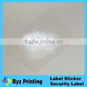 Eco-friendly Self adhesive easy to scratch off stickers, peelable sticky label
