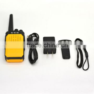 VVK brand shenzhen hand radio walkie talkie yellow